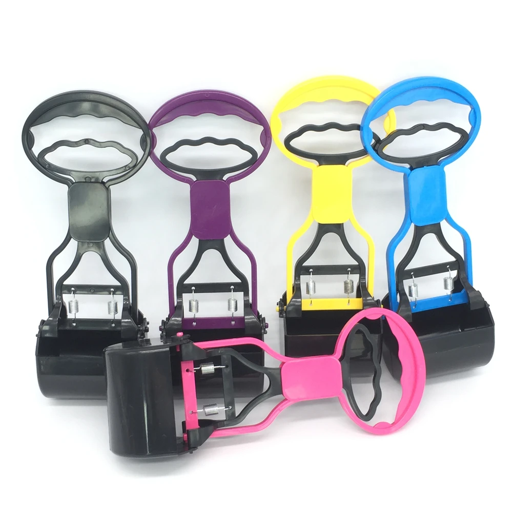 Pet Pooper Scooper Dog Poop Scooper Mascella Cacca Scoop Pala Pick Up Raccoglitore Di Rifiuti Animali Pet Strumenti Di Pulizia All'Aperto