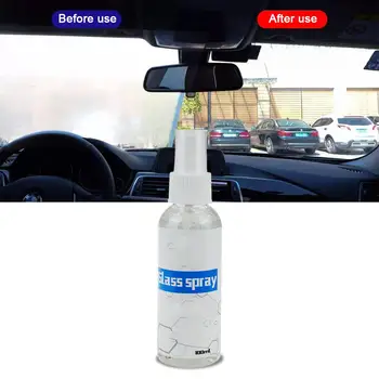 

100ml Rainproof Anti-fog Agent Glass Long-lasting Super Hydrophobic Nano Coating Spray For Car Windscreen Bathroom Glass Mirrors