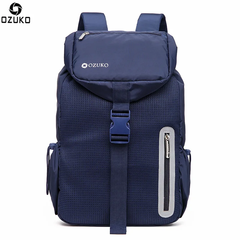 

Ozuko New Style Korean-style Nylon Backpack Men's Cool STUDENT'S Backpack Women's Creative Casual Backpack