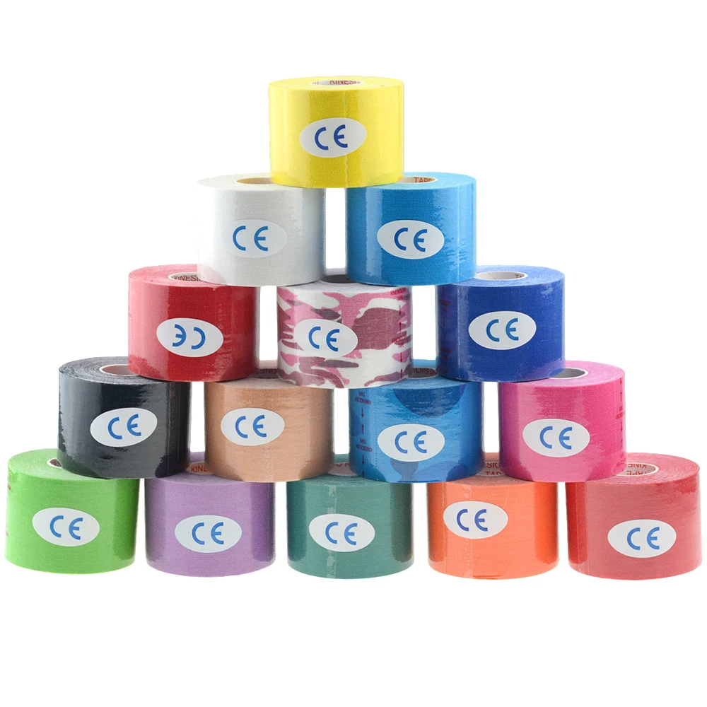 

1Pc Cotton Sports Tape 2.5CMX5M Muscle Sticker Medical Bandage Intramuscular Patch Closure Kinesiology Tape Elastic Patch Tape