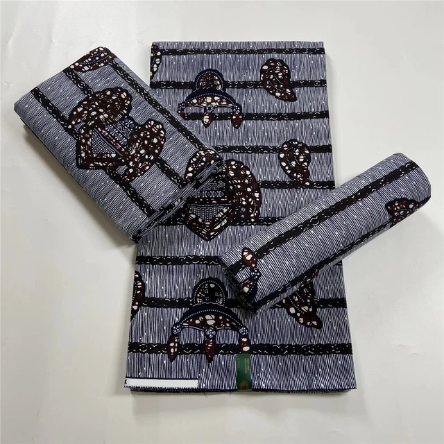 2021 New Hot Sale African Wax Fabric Cotton Material Nigerian Ankara Block Prints Batik Dutch High Quality Sewing Cloth VL-40 5