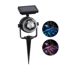 Солнечный светильник для проектора, уличный светильник на солнечной батарее s 8Mode 30 светодиодный светильник 21 фут, водонепроницаемый Сказочный садовый светильник