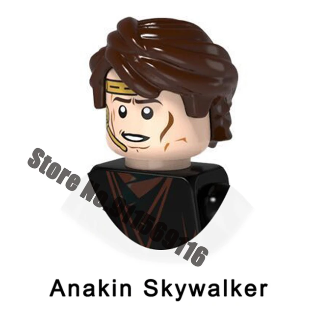 Ahsoka Tano Building Blocks Yoda Luke Skywalker Obi- Wan Kenobi Sith Palpatine Count Dooku Starkiller Star Brick Figure Wars Toy PG652