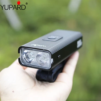 

Double T6 LED mountain bike light USB rechargeable outdoor cycling light flashlight red light warning light bicycle front light