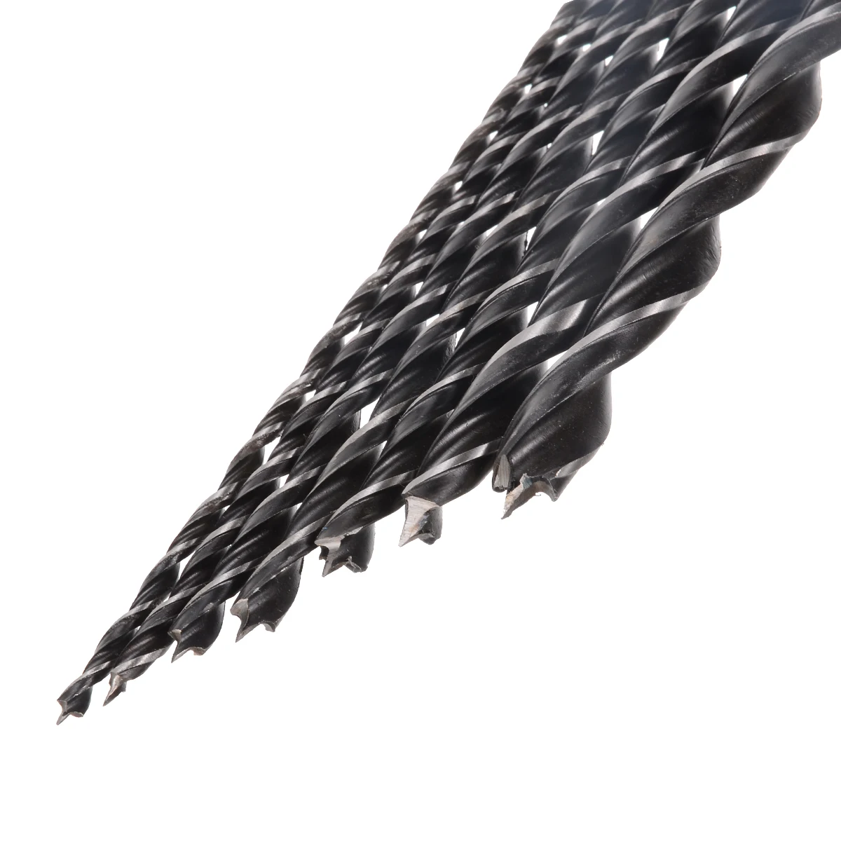 7Pcs Woodworking Extra Long Drill Bit Set 4-12mm Center Punch Hole Saw Drill Bits DIY Power Tool Accessories High Carbon Steel