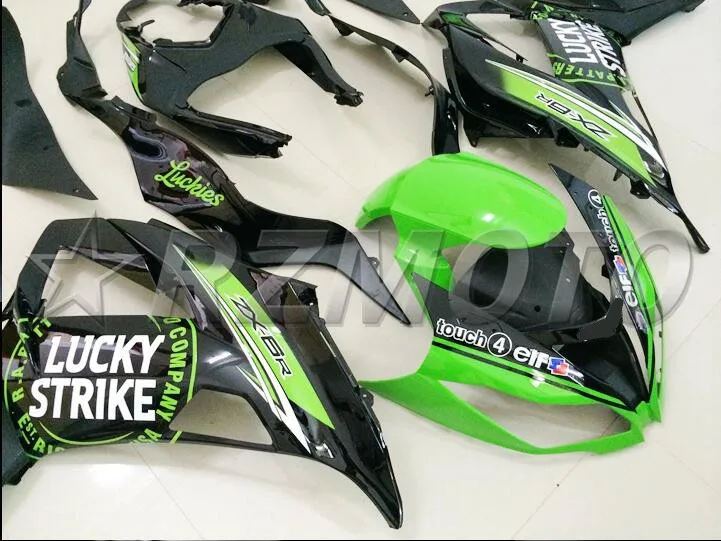 3 Подарки ABS Полный комплект обтекателя подходит для Kawasaki ZX6R 2013 Обтекатели ZX-6R ниндзя 636 599 Декодер каналов кабельного телевидения Лаки Страйк