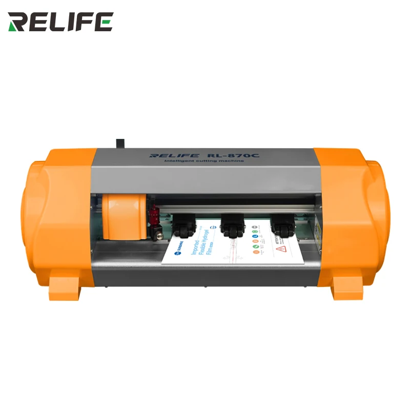 

RELIFE RL-870C Intelligent Mobile phone Screen Protection Cutter Hydrogel Films plotter/Matt filters Cutting Machine for iphone