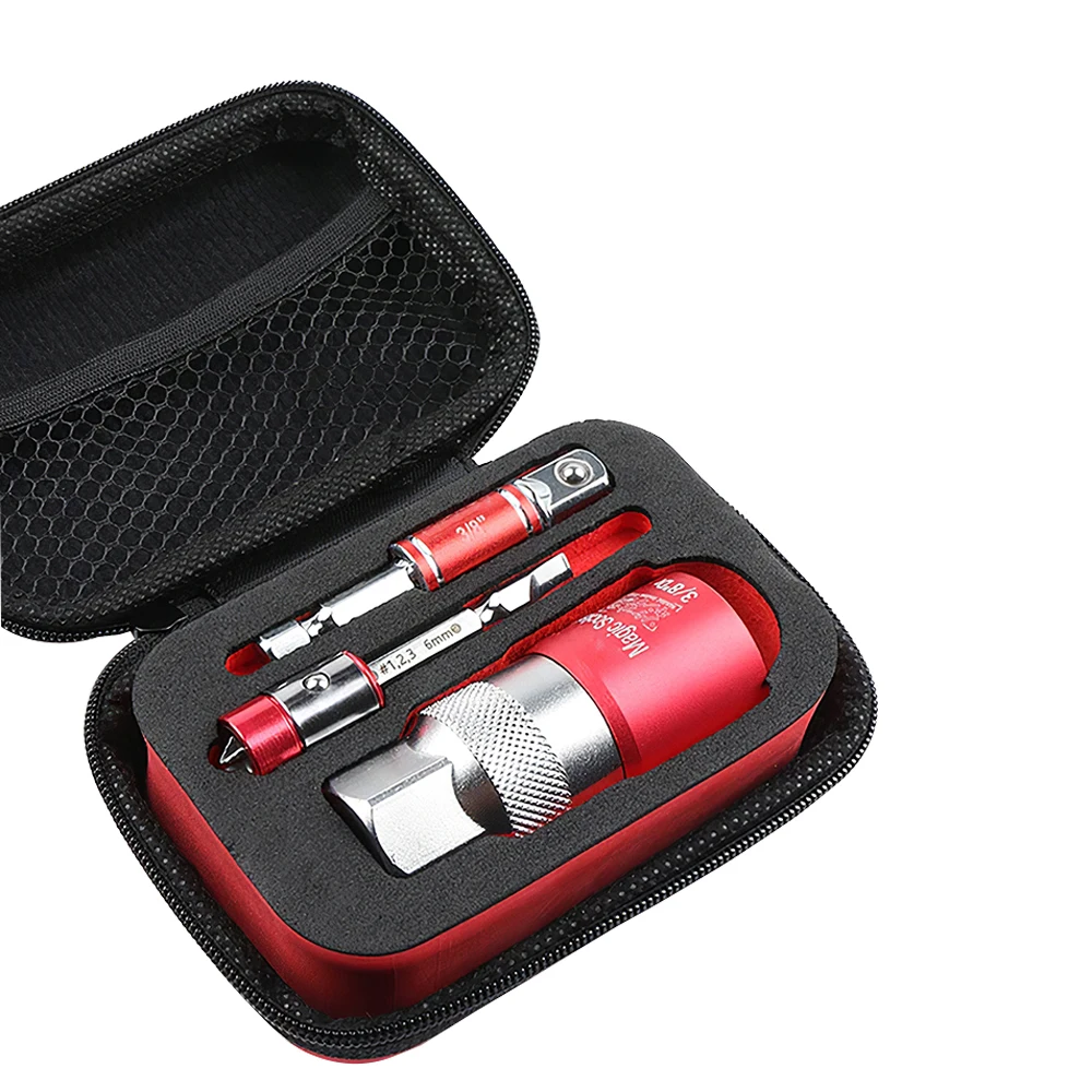 All-Powerful Socket Wrench Adapter 9-21 MM Sleeve Set Adjustable Universal Socket Torque Ratchet Socket Adapter Tool Set Grip