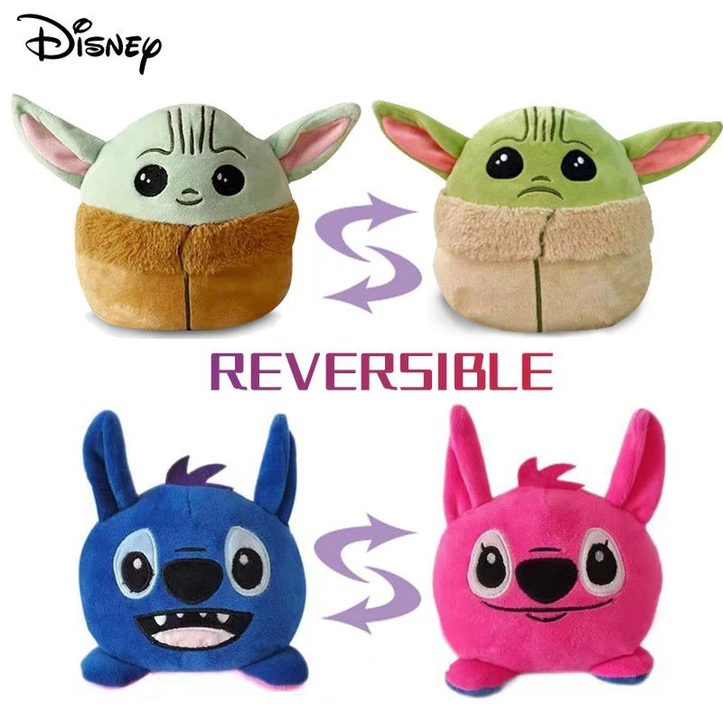 Poupee Reversible En Peluche De Bebe Yoda A Double Face Pour Enfant Personnage De Dessin Anime Disney Guerre Des Etoiles Figure Rembourree Kawaii Jouet Mignon Idee Cadeau Aliexpress