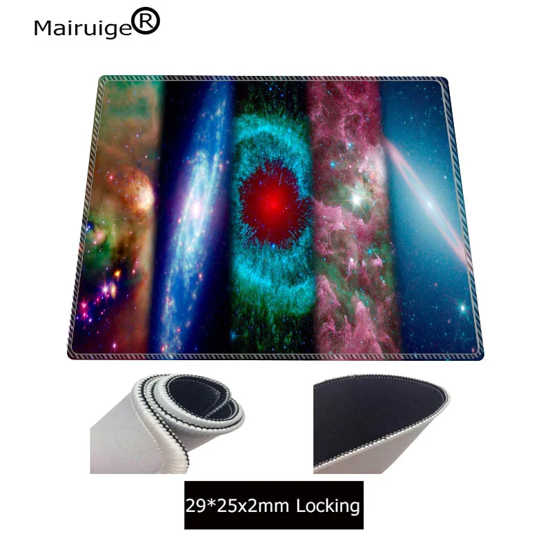  Colorful space Mouse Pad Locked Edge Pad to Mouse Notbook Computer Gaming Speed Mousepad For CSGO L