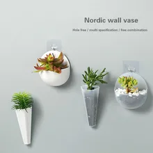 Ваза для цветов с водной культурой, настенная пластиковая настенная ваза с зеленым ананасом, современные аксессуары для украшения дома