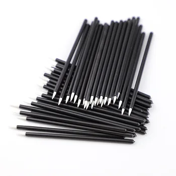 

50Pcs/lot Micro Brush Disposable Eye Makeup Eyeliner Brush Eye Liner Liquid Microfiber Applicator Cosmetic Brushes Tools