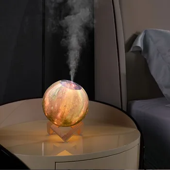 

1500ML Ultrasonic Aromatherapy Air Humidifier Painted 3D Touch Colorful Moon Lamp Aromatherapy Essential Oil Air Diffuser Mist