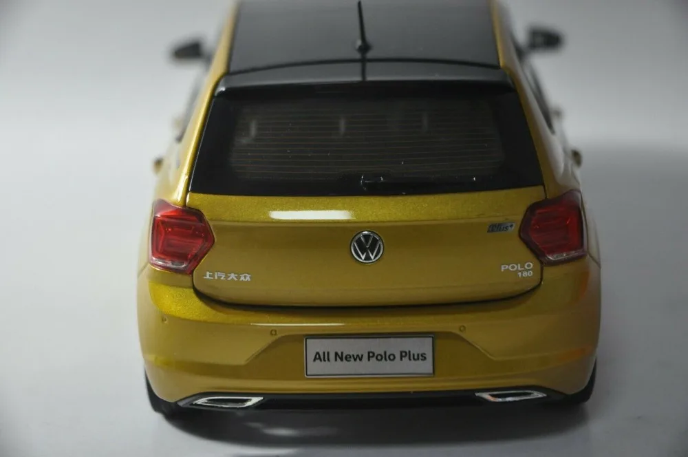 1:18 литье под давлением модель для Volkswagen VW все новые Polo Plus хэтчбек Игрушечная машина из сплава миниатюрная коллекция подарки