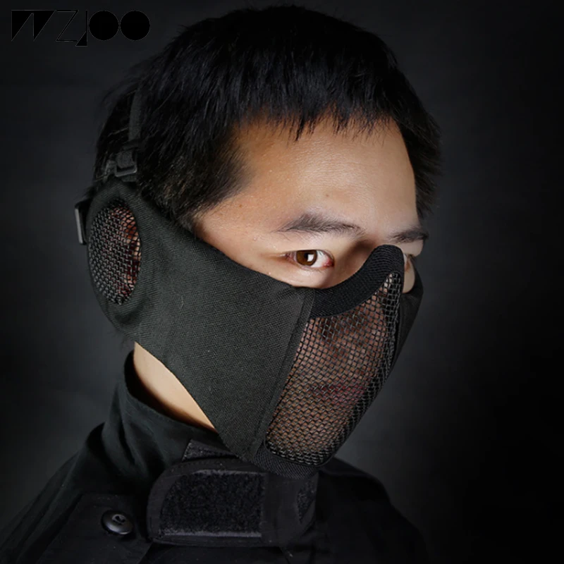 Наружное боевое оборудование CS полевая линия камуфляжная дышащая защита для лица тактическая маска наушники открытый шлем