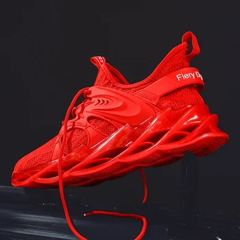 

High Quality Running Shoes Men Gym Man Shoes Wearable Athletic Shoes Mens Breathable Jogging Sneakers Men Athletic Blade Sole