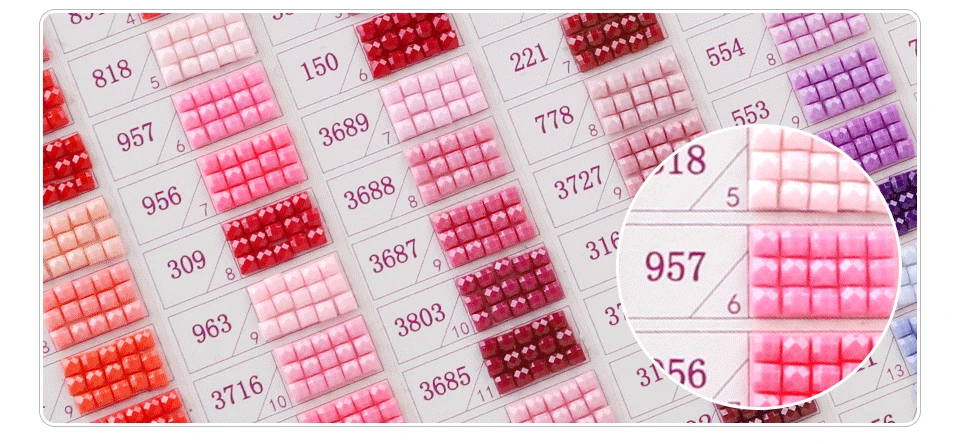 ZOOYA полный диапазон 447 DMC Алмазный цвет карты цвет страз идентификационная карта квадратный/круглый Алмазный Таблица Сравнения
