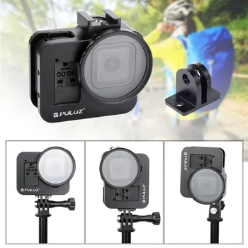 

GoPro 8 Case Cage CNC Aluminum Alloy Housing Cover Shell With Safety Frame UV Lens For GoPro HERO8 Camera Accessories