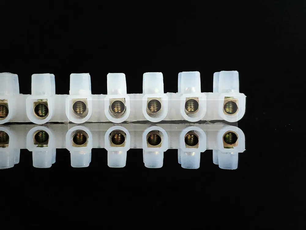 Electrical Wire Connection 12Position Barrier Terminal Strip Block 3 5 30 60A@M 