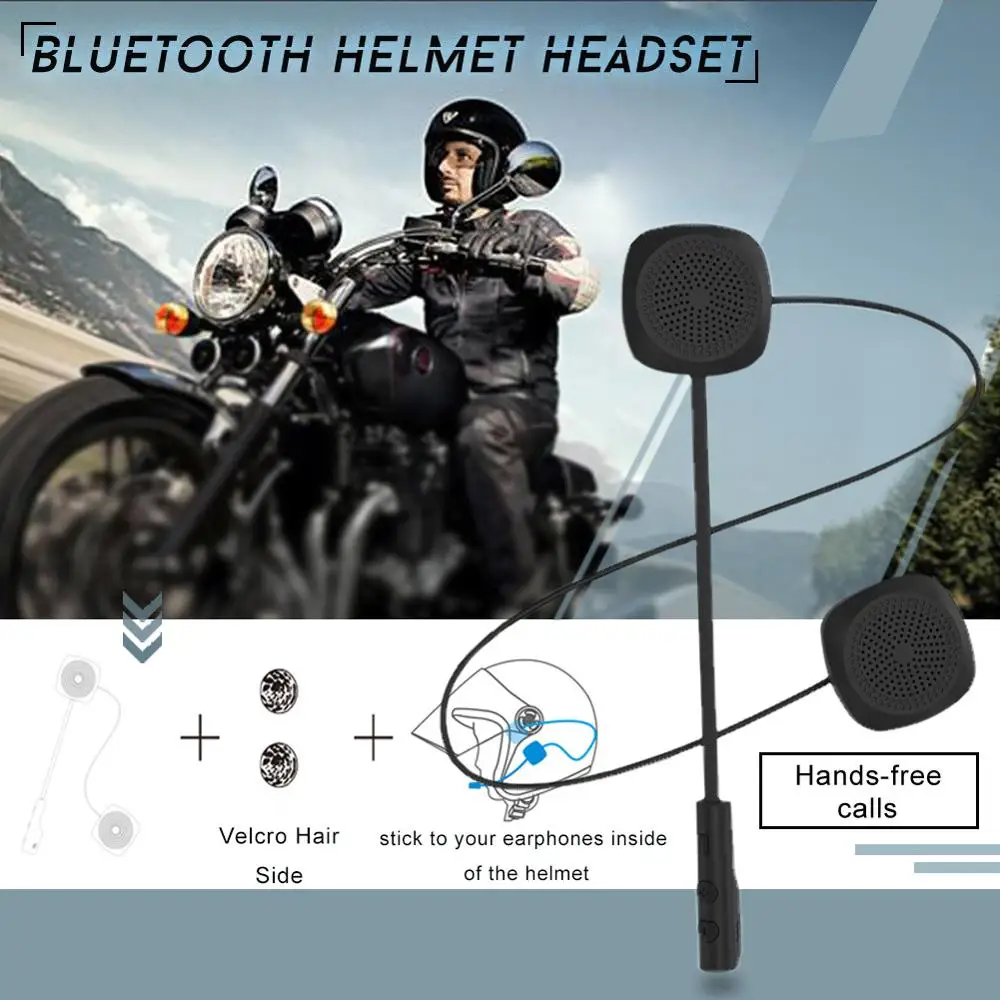 Bluetooth 5 0 Moto шлем гарнитура беспроводная стерео наушники мотоциклетный MP3 динамик |