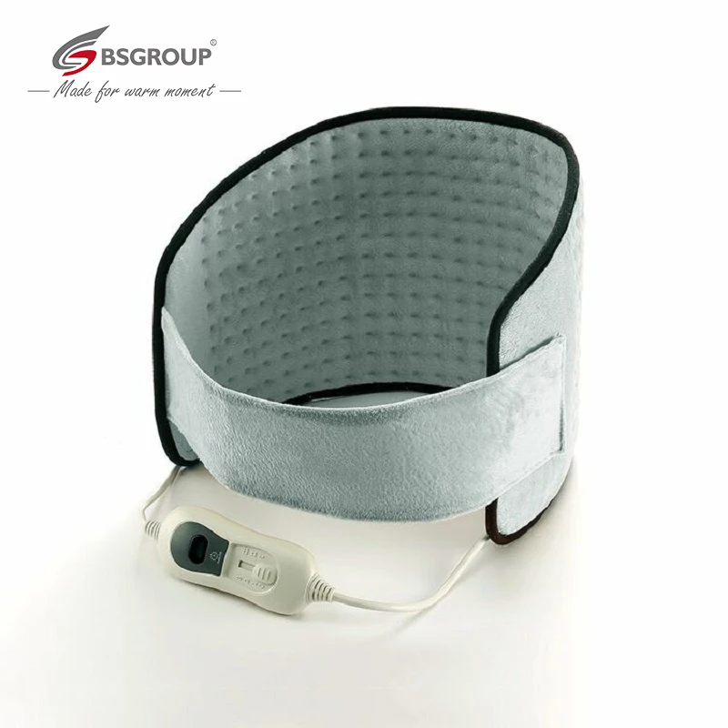 220V EU Plug 100W Length Adjustable Electric Heating Pad Belt for Stomach Menstrual Period Cramps Lower Back Pain Relief Warmer 6
