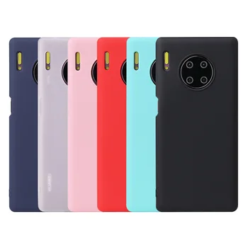 

50pcs Candy Color Case Matte Frosted Soft TPU Rubber Silicone Cover For Huawei Honor 30 Pro Plus 30S 20 V30 X10 9X Play 4T 3