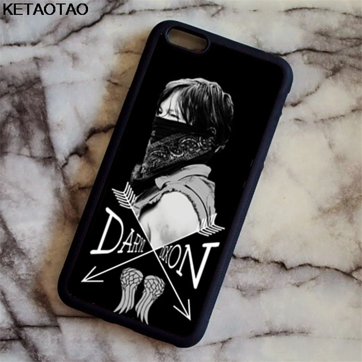 Слоновая кость Чехол KETAOTAO The Walking Dead Rick для samsung galaxy S4 S5 S6 S7 S8 S9 S10 edge Note из мягкого ТПУ резины и силикона - Цвет: Слоновая кость