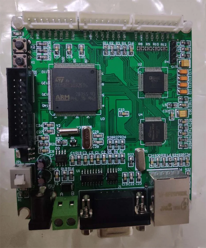 

Плата сбора данных ADC AD7606 16-разрядная 8-канальная связь Ethernet STM32F103/407