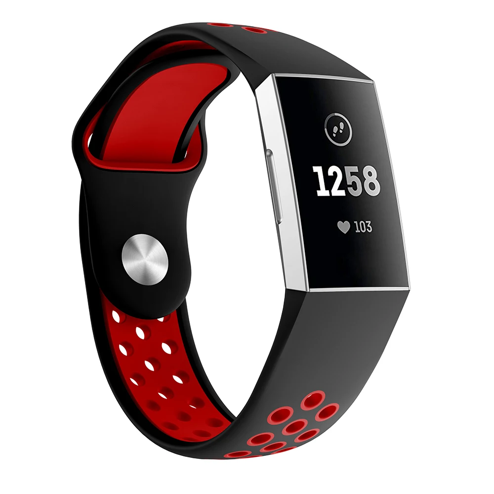 Ремешок для часов Fitbit Charge 3 наружный спортивный мягкий силиконовый сменный ремешок для Fitbit Charge3 браслет браслетный ремешок для часов