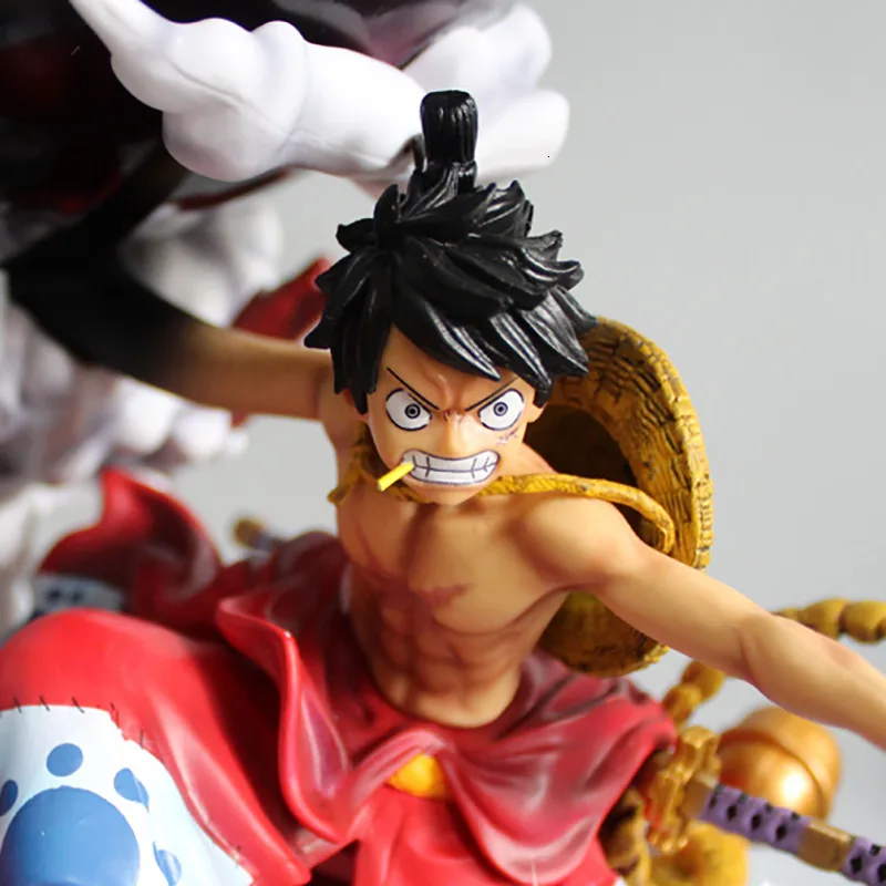 Аниме one piece F3 кимоно Luffy gear third 3 Модель Bound Man GK статуя 40 см ПВХ фигурка Wano страна коллекция игрушек