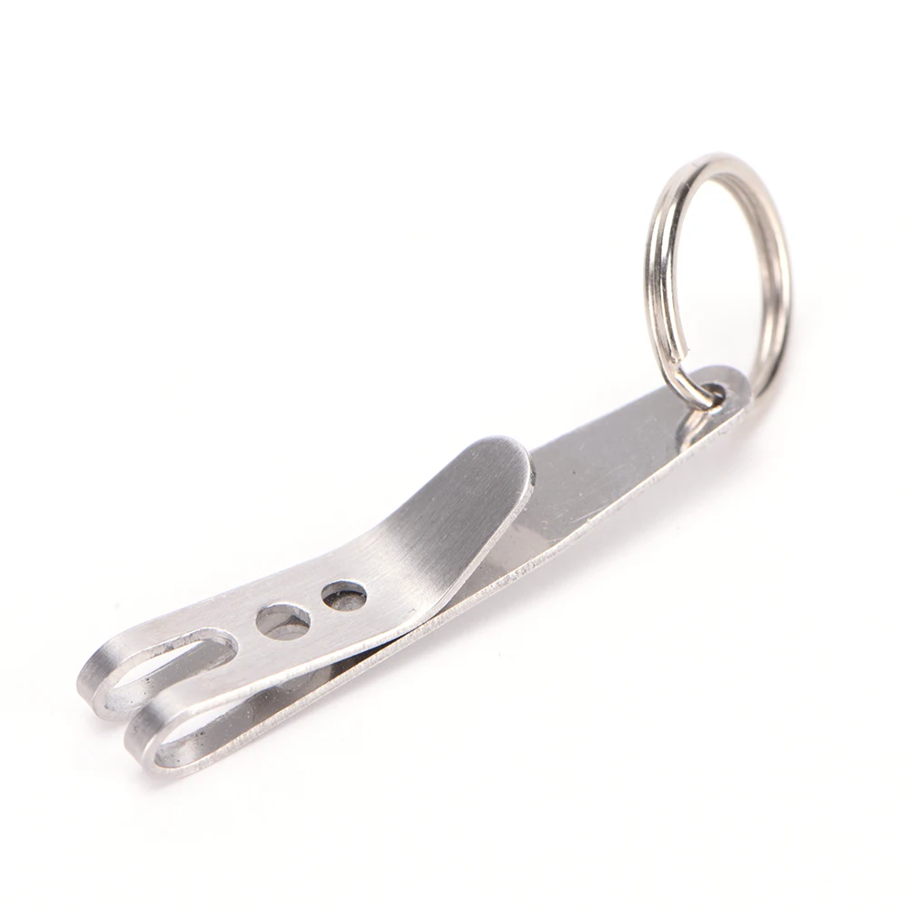 EDC сумка Подвеска зажим с кольцом для ключей карабин из нержавеющей стали