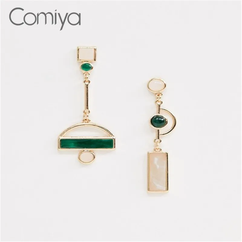 Модные висячие серьги Comiya для женщин акриловые геометрической формы в стиле бохо