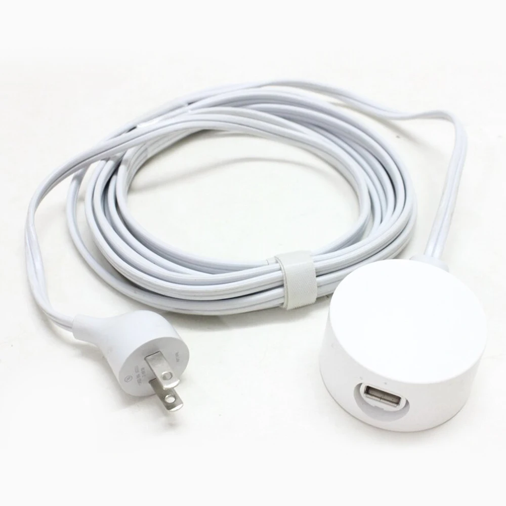 

Original 4m AC Power Adapter cable cord A0038 For Google Nest Cam power charger 7W 5V 1.4A USB charger