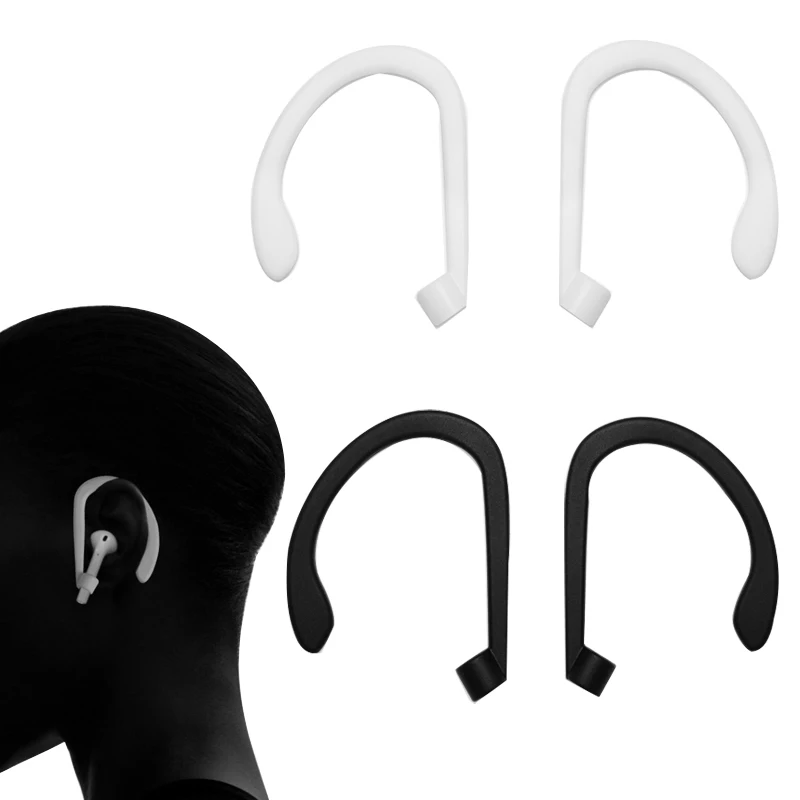 50pairs Fashion Earphones Holder For Apple Airpods Headphone Earphone Anti Lost Ear Hook Strap for Air Pods Silicone Ear Hook