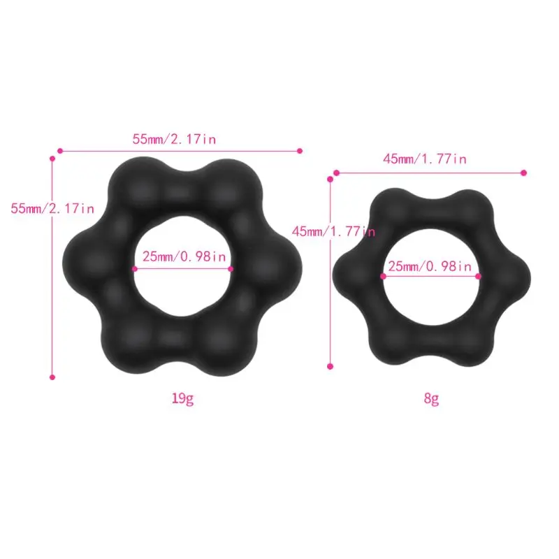Penis Ring Set for Couples Sex Cock Toy Men with Premium Silicone Erection Dropship | Красота и здоровье
