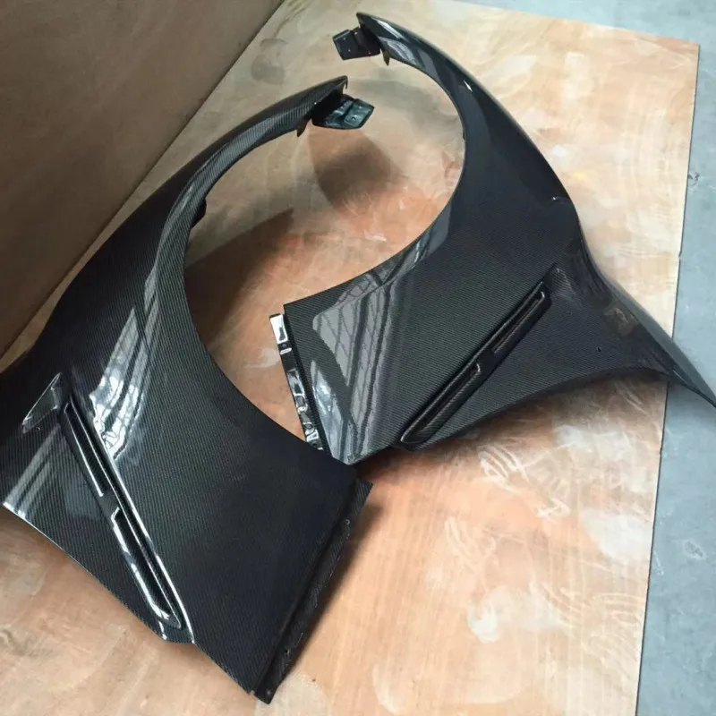Для il 2008-2013 R35 GTR OEM Stile Parafango Anteriore In Fibra di Carbonio