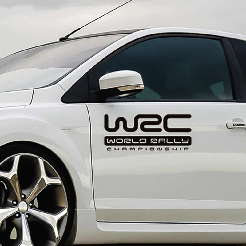 WRC Sticker World Rally Championship Racing Car Styling Reflective Vinyl Handle Body Garland Decal for Focus Mazda Lada | Автомобили и