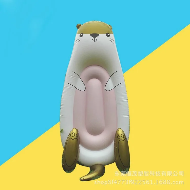 

Manufacturers Direct Selling PVC New Style Inflatable Water Animal Riding Floating Row Single Person Swimming Inflatable Bradypo
