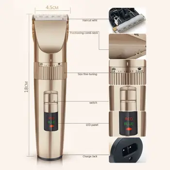 

Professional Electric Hair Clippers Beard Trimmer Barber Grooming Kits Shaver 35EB
