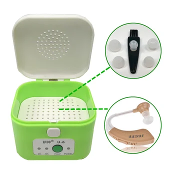

Electric Hearing Aid Dryer Dehumidifier for Hearing Aids Headphone Electronic Jewelry Mini Hearing Aid Storage Case Box