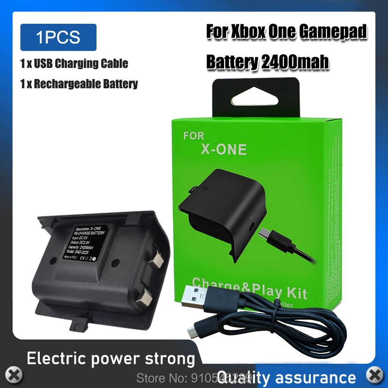 Перезаряжаемый Ni-MH аккумулятор 2400 мАч для контроллера XBOX ONE беспроводной геймпад