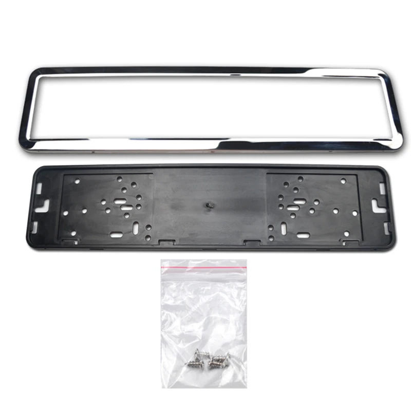 Car License Plate Frame For European Countries Russian France Spain Ukraine 8K