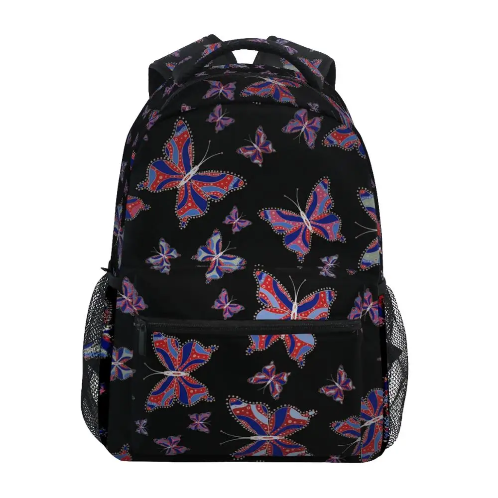 

ALAZA 2020 News black Backpacks Travel School bag butterfly men women Big Capacity lady weekend Laptop bags female notebook bag