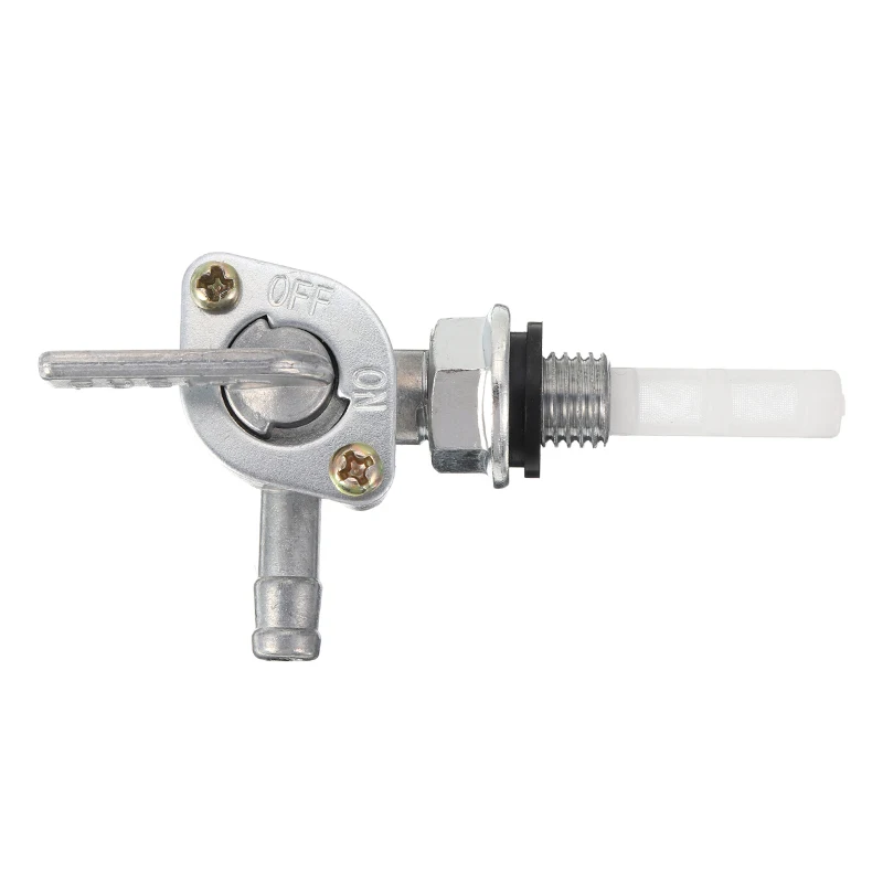 High Quality 10mm Motorcycle Fuel Petrol Tank Tap Petcock Switch Generator For ATV Quad Pit Dirt Bike Metal Fuel Tank Tap Switch