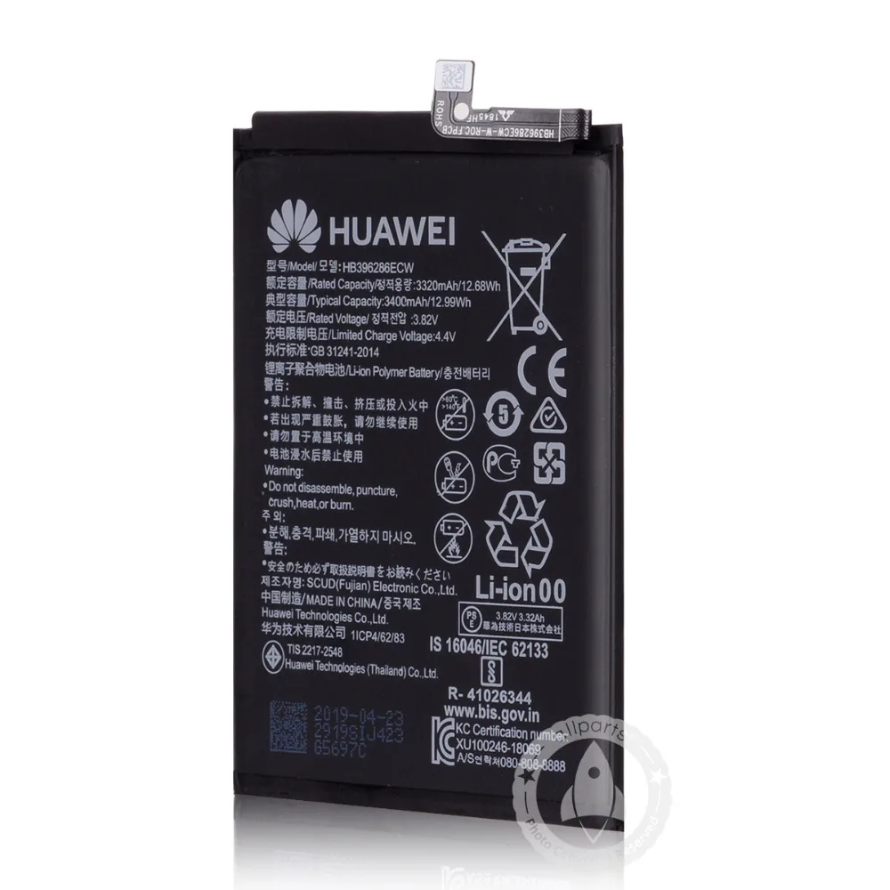 Аккумулятор для HUAWEI Honor 10 Lite Batteria P Smart аккумулятор HB396286ECW 3400 мАч Замена