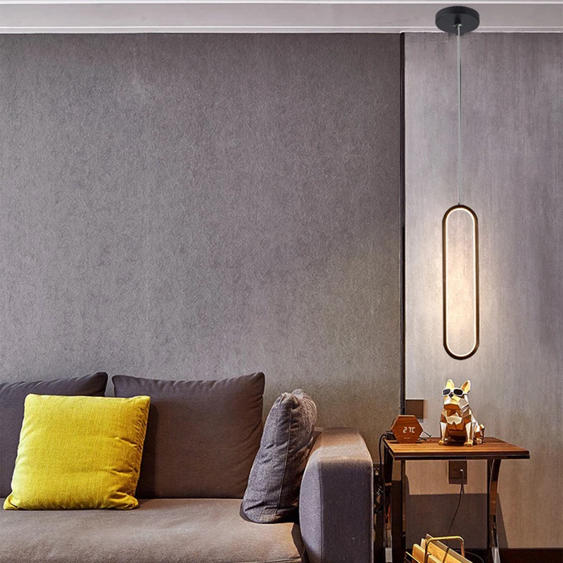 New price long shape led ceiling lamp with high lumen chip simple style light for hotel living room home | Освещение