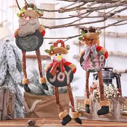 Рождественская кукла с доской w/кукла с ногами кулон фестиваль домашнего интерьера украшение Праздничная вечеринка Декор домашнего окна