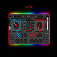 נייד משחקי XGZ הגדול RGB LED המאוס Pad 7 הצבע USB Wired תאורת גיימר משחקי החלקת שטיחי עכבר צבעוני עבור עכברי Mat שולחן כתיבת מחשב נייד (5)