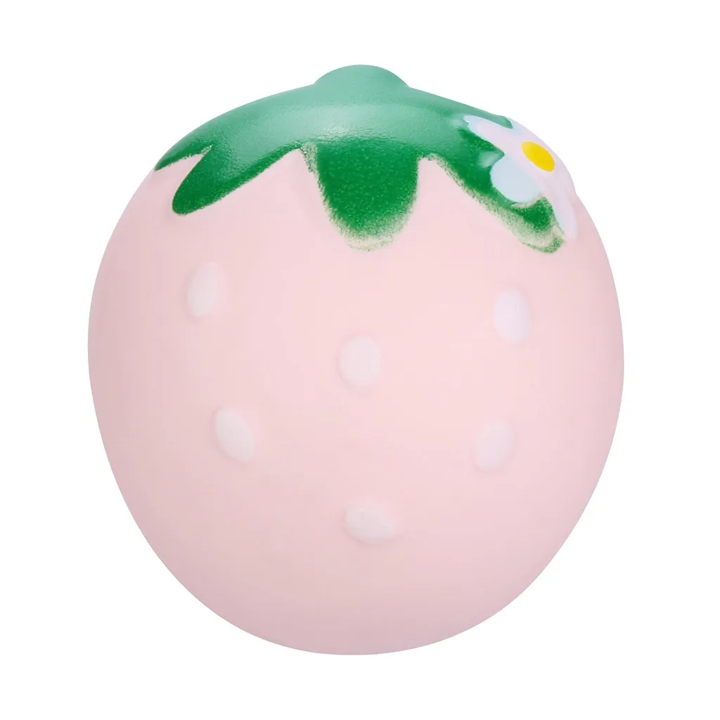 Strawberry Slow Rising Antistress Toy Soft Squish Stress Relief Christmas Gift Simulation Fruit Toys Soft Elastic Toy #A