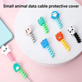 

Charging Cable Protector For Phones Cable Holder Cover Cable Winder Clip For USB Charger Cord Management Cable Organizer